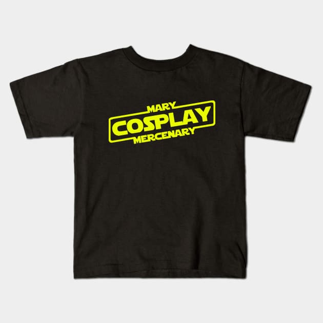 Mary Mercenary Cosplay Strikes Back Kids T-Shirt by ROMAcollectibles